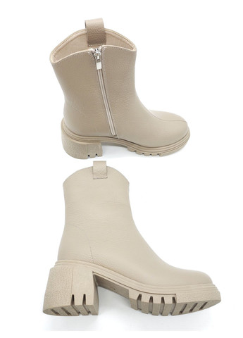 Жіночі черевики зимові бежеві шкіряні MR-15-2 25,5 см (р) Morento (271828053)