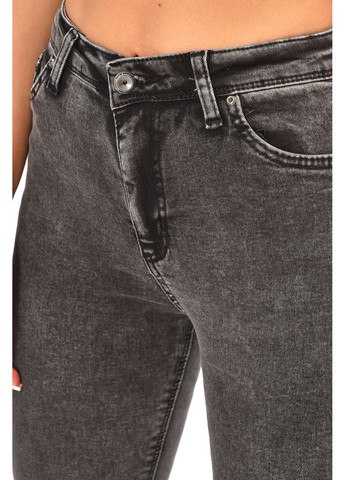 Джинсы женские скинни серого цвета Let's Shop - (358058515)