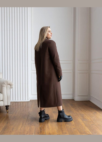 Коричневе зимнє Пальто зимове Верона шоколад 0444 Vlavi