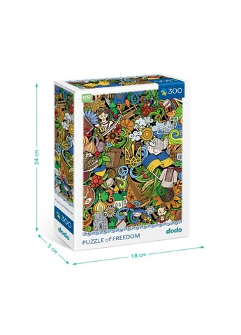 Пазл классический "Украинское настроение" 300587, 300 элементов Toysi (390379983)