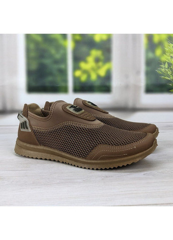 Коричневі Літні кросівки чоловічі літні сітка Dago