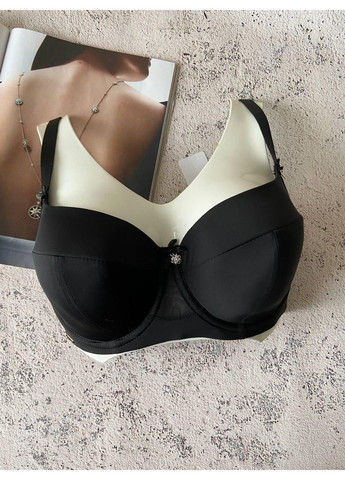 Чорний чорний бюстгальтер е з м'якою чашкою Lanny Mode