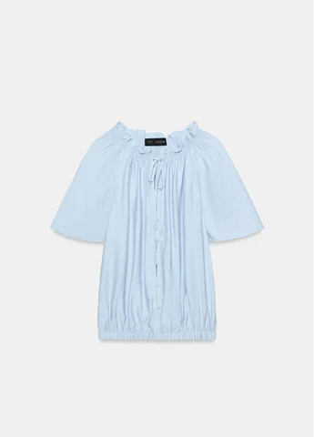 Блакитна блузка Zara