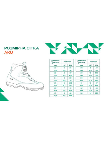 Ботинки с Gore-Tex Reactive GTX W’S Dark Grey/Green AKU (360238388)