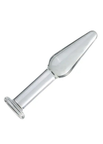 Анальная пробка из стекла для начинающих Плаг втулка для секса анальной стимуляции ануса стеклянная +ЛУБРИКАНТ No Brand (331345533)