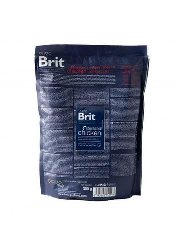 Сухой корм Cat by Nature Sterilised для стерилизованных кошек, с курицей, 300 г Brit Premium (349823927)