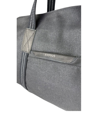 Сумка Дорожня Leather Canvas Чорний D1601EX017 Exodus дорожня сумка (370785985)