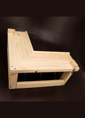 Вешалка для одежды из дерева Пикеринг бланже (ВДО-004601) No Brand (327869399)