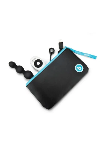 Анальная пробка с вибрацией Bvibe Triplet Anal Beads Black No Brand (302508815)