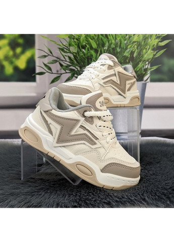 Бежевые демисезонные кроссовки детские для девочки Jong Golf