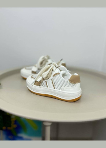 Білі літні дитячі кросівки білі 1327 No Brand