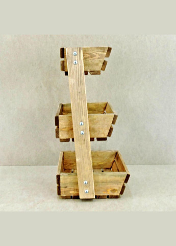 Лоток для овощей и фруктов из дерева Кебедж сиена (ЯХО-000605) No Brand (327847173)