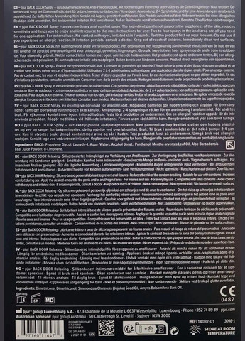Подарунковий набір BACK DOOR Value Pack: силіконове мастило 100 мл і розслаблювальний спрей 20 мл Pjur (367108144)