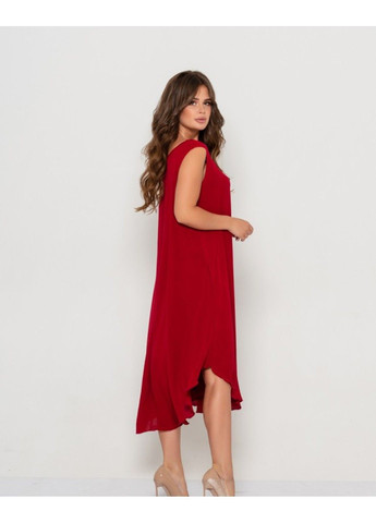 Бордова повсякденний сукня 10800 бордовий ISSA PLUS