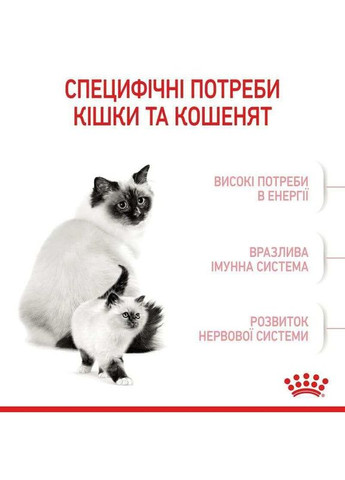 Сухой корм Mother and Babycat для котят от 1 до 4 месяцев, 400 г Royal Canin (364357127)