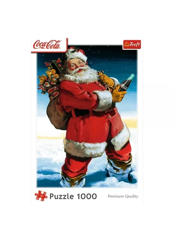 Пазлы Coca-Cola Санта Клаус в снегу 1000 эл (10923) Trefl (375071722)