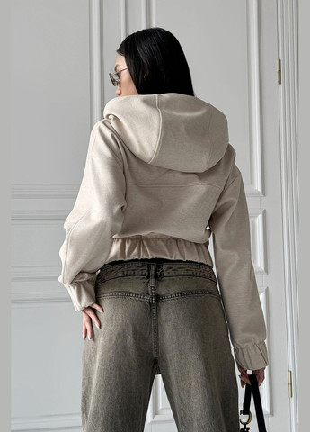 Бежева демісезонна демісезонна жіноча куртка Liton