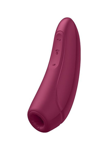 Безконтактний стимулятор клітора Curvy 1+ бордовий Satisfyer (303889835)