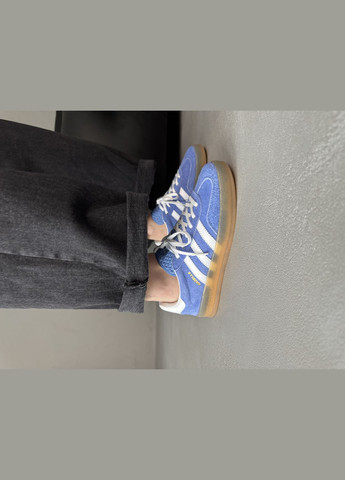 Кросівки жіночі і чоловічі Adidas Gazelle blue | Адідас Газель сині No Brand сірі демісезони (316091182)