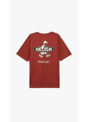 Бордовая футболка с принтом мужская 86032 бордовый shop (2000991025134) No Brand