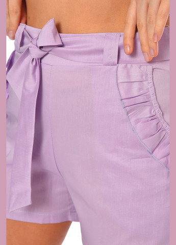 Шорти жіночі бузкового кольору Let's Shop (322897652)