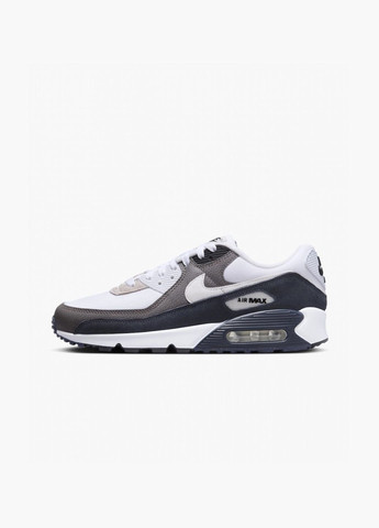 Сірі кросівки чоловічі air max 90 grey/white dz3522-002 Nike