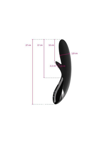 Вибратор-кролик с электростимуляцией Daring Danny eStim Black, миостимулятор Mystim (335389528)