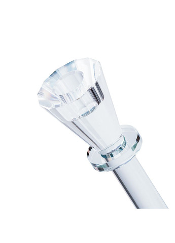 Свічник на ніжці скляний 18.5 (см) на одну свічку HP36557S TS Kitchen (331785013)