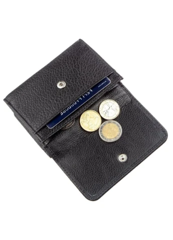 Гаманець для жінок зі шкіри 18886 Чорний st leather (319874386)