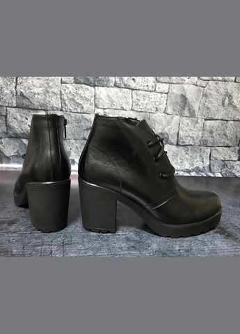 Осенние классические кожаные ботинки на платформе Bistfor