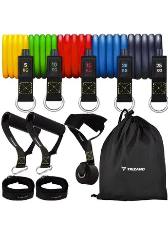 Набор комплект лент для силовых упражнений с аксессуарами креплениями металлическими соединениями (478263-Prob) Unbranded (303674783)