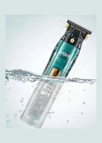 Бездротовий акумуляторний тример машинка для стрижки V-961 із захистом IPX7 змінні насадки VGR (298988082)