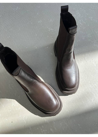 Зимние стильные женские челси челси No Brand без декора