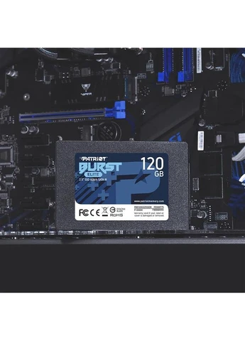 Накопичувач SSD 120GB Burst Elite 2.5' SATAIII TLC (PBE120GS25SSDR) Patriot (370622796)