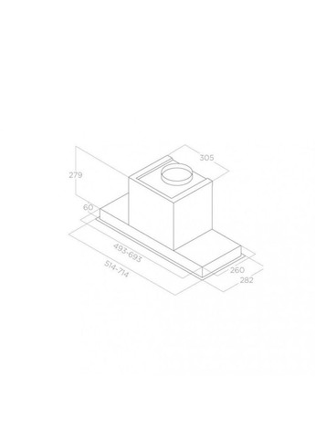 Вбудована витяжка HIDDEN 2.0 IX/A/72 ELICA (314927814)