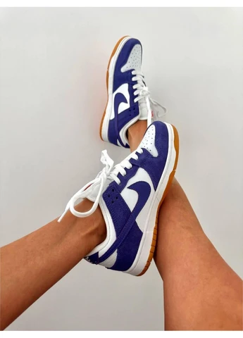 Фіолетові кросівки чоловічі nike sb dunk purple suede найк сб данк фіолетові демісезон No Brand