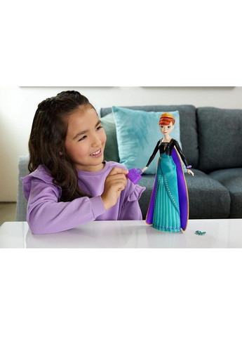 Лялька-cюрприз Disney Frozen – Anna Spin & Reveal, Крути та прояви Анна Крижане серце Mattel (338623042)