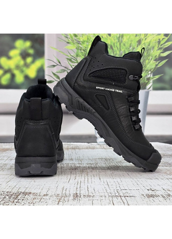 Черевики чоловічі зимові чорні на шнурках Paolla (366341474)