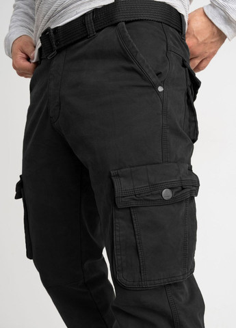 Чоловічі зимові штани Карго з ременем на флісі X hey (365241666)