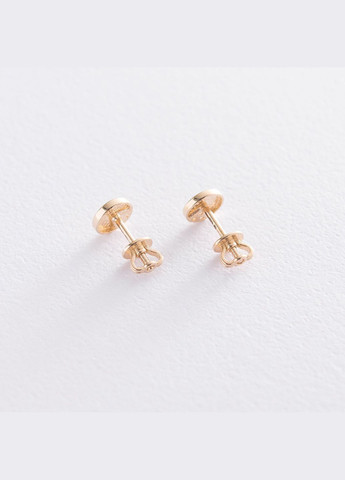 Золоті сережки-пусети з фіанітами с06765 Oniks (338254700)