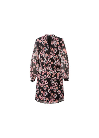 Комбінована повсякденний сукня шифонове на підкладці для жінки lycra® 318770 36(s) різнобарвний кльош Esmara з квітковим принтом