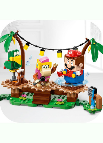 Конструктор Super Mario Импровизация в джунглях Дикси Конг. Дополнительный набор, 174 детали () Lego 71421 (328396170)