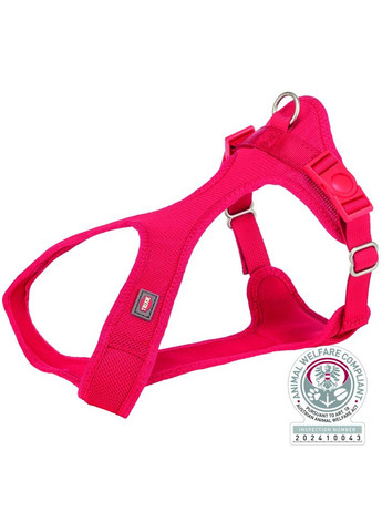 Шлея для собак Soft м’яка нейлон червона розмір S-M 35-60 см/15 мм Trixie (372505171)