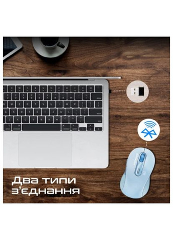 Мишка (ken.blue) Promate Ken Wireless/Bluetooth Blue (367017416)