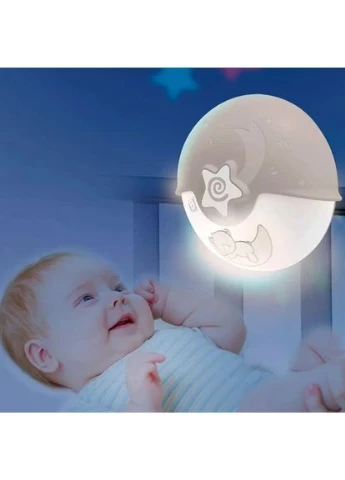Нічник-проектор Спокійні сни LED 3 х AA пластик No Brand Спокійні сни (400575059)