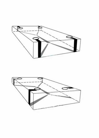 Бандаж для фиксации на кровати - Черный - Садо-мазо No Brand (336946266)