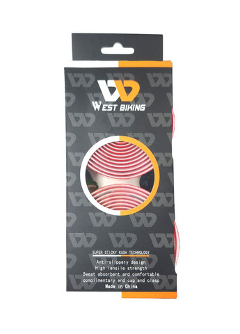 Обмотка на кермо YP0804064 2150х30 мм сітчаста червоний (G0001862) West Biking (355802906)