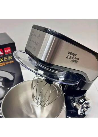Кухонний тістоміс міксер 4в1 3500 Вт на 6 літрів з нержавіючої сталі ZP- Zepline 136 (371656968)