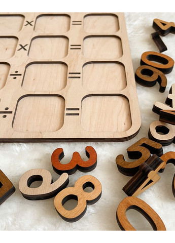 Математическая доска для умножения деления WittleWood (369541468)