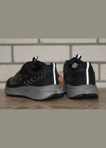 Цветные демисезонные кроссовки для мальчика демисезонные серые с черным Jong Golf